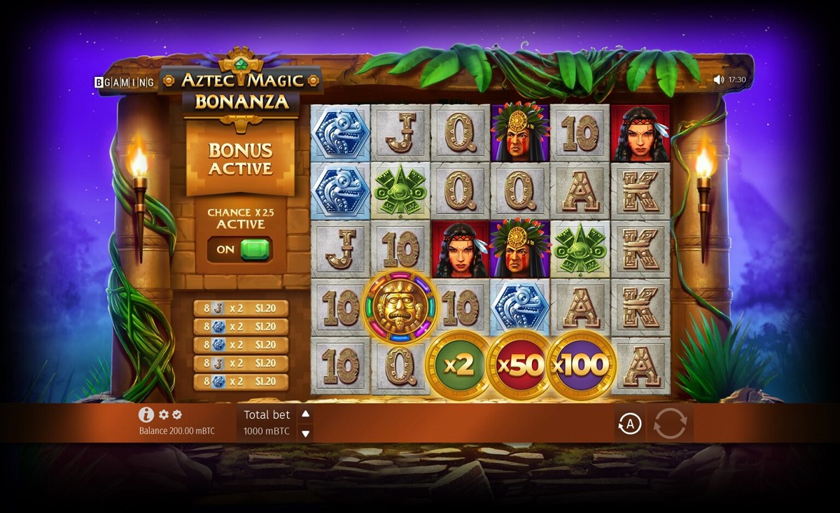 Terrenos de juego Aztec Magic Bonanza