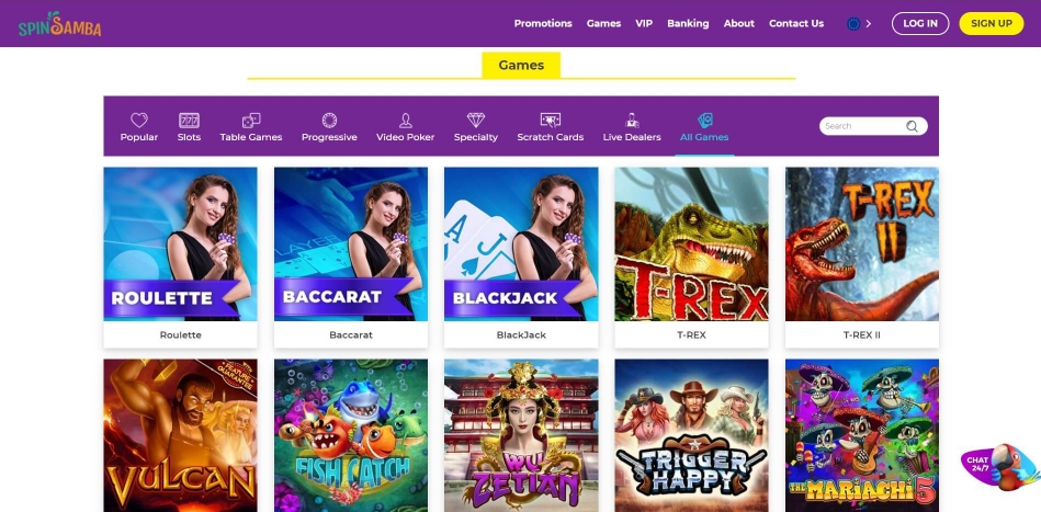 Spin Samba casino opiniones