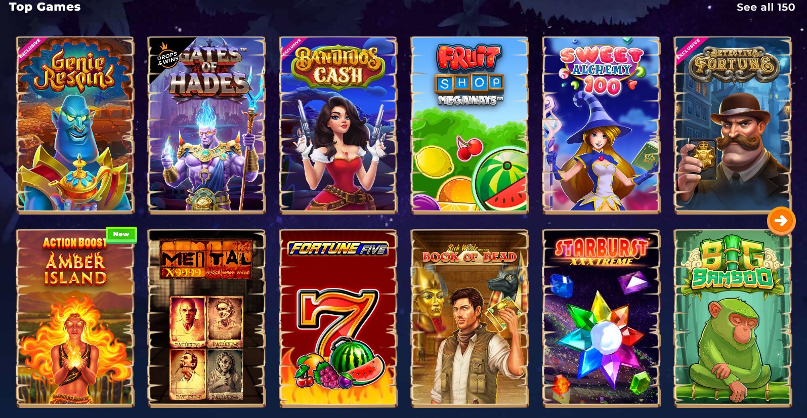 Juegos de Casino Wazamba 