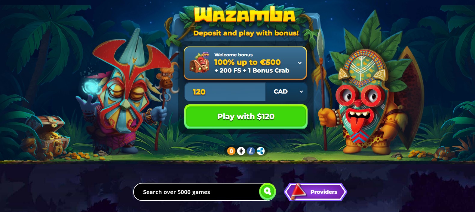 Wazamba Casino Bonos 